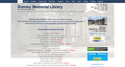 Desktop Screenshot of dominymemoriallibrary.org